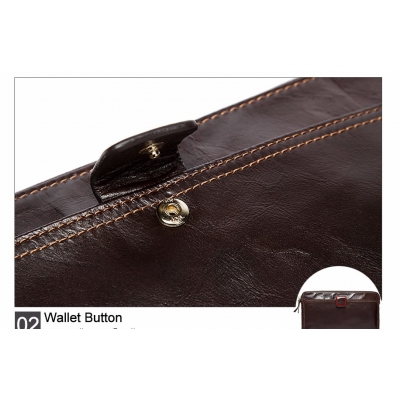 Portfel męski WESTAL saszetka bilon skóra naturalna